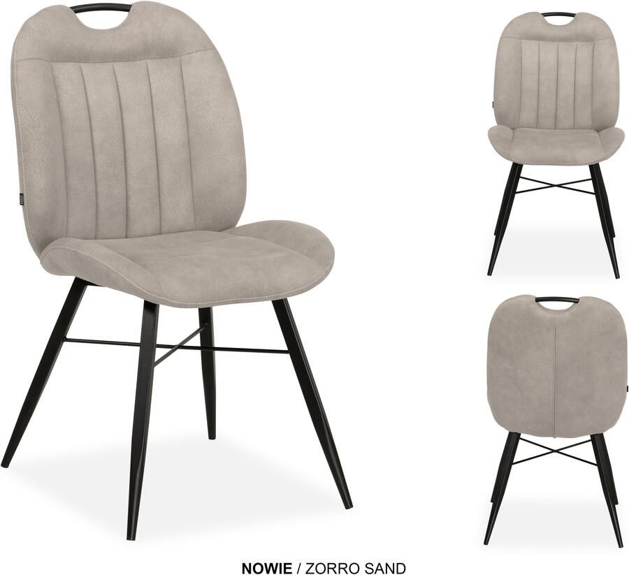 Coppens Stoel Nowie cognac met handgreep