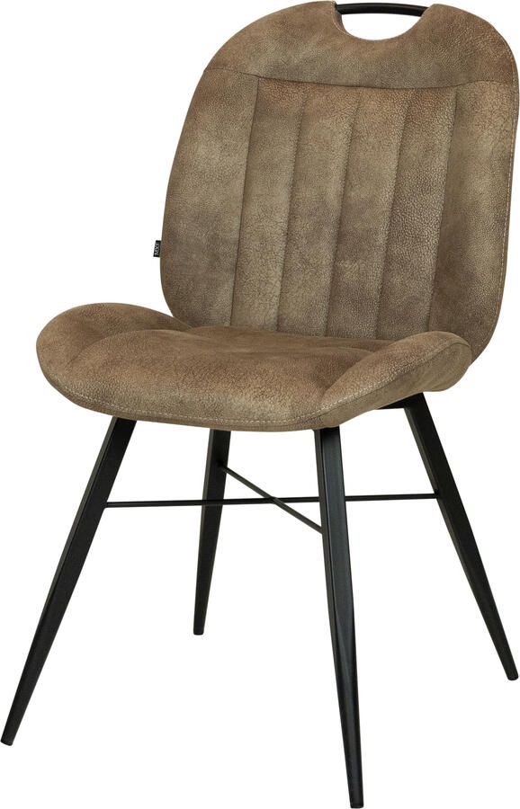 Coppens Stoel Nowie taupe met handgreep