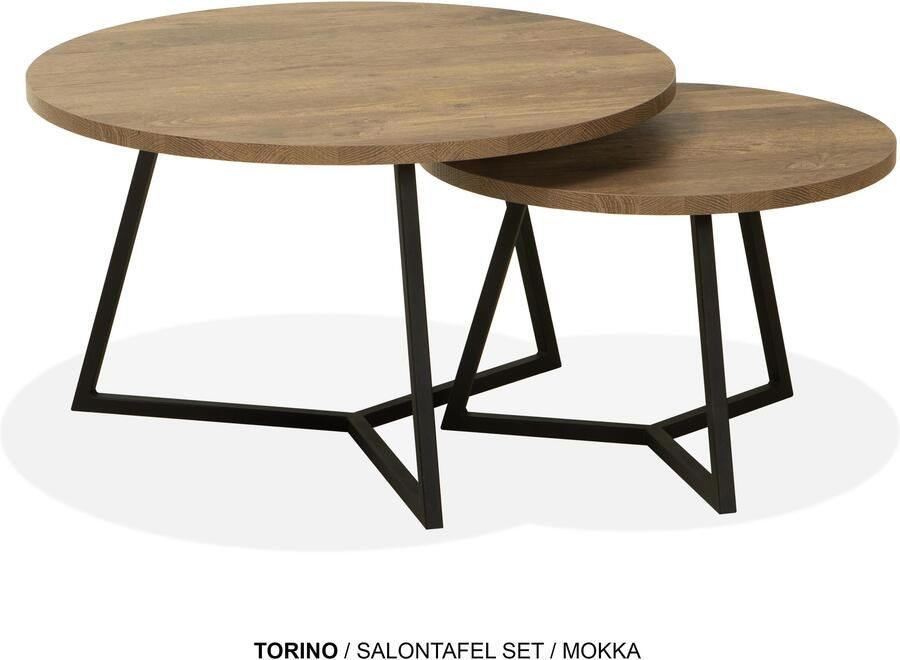 Coppens Torino salontafel set lamulux