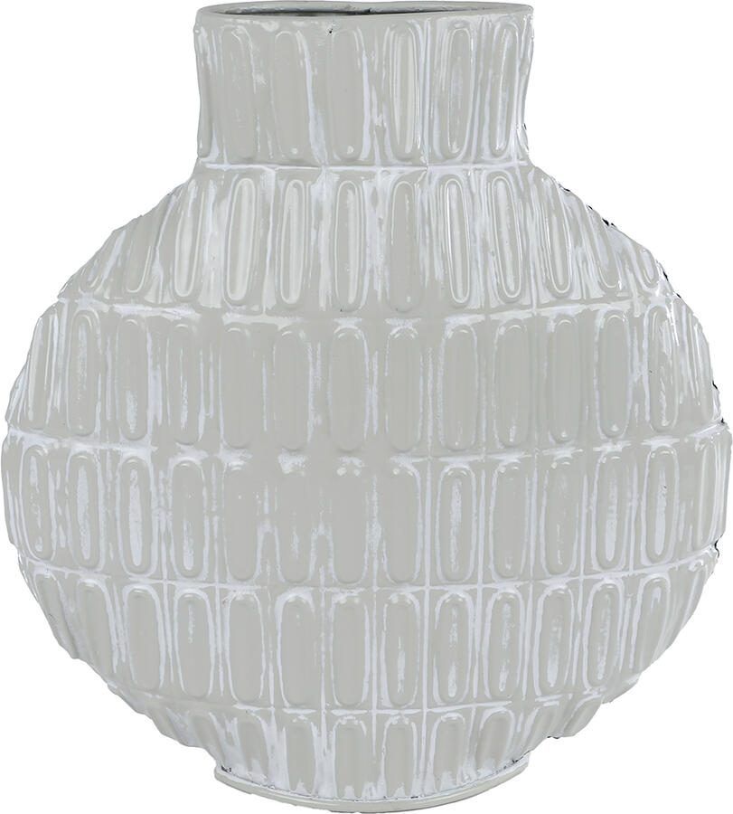 Coppens Vaas Jip L creme metaal