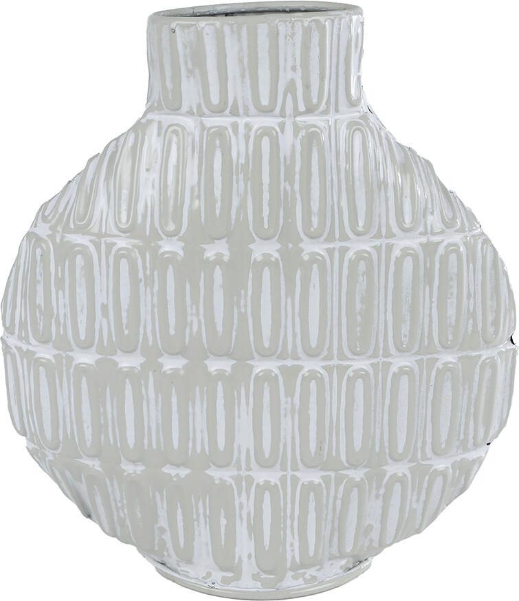 Coppens Vaas Jip S creme metaal