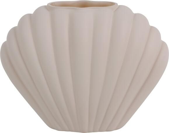 Coppens Vaas Shell L creme
