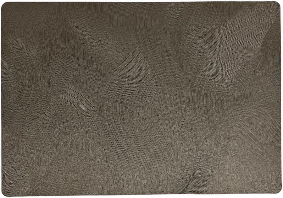 Coppens Wicotex placemats Damasco polyline taupe 30x43cm