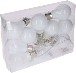 Party Lighting Feestverlichting met 10 witte LED Lampen (1 65M)