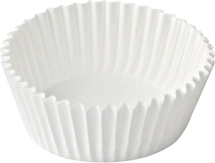 Coppens dr.oetker 150 papieren bakvormpjes wit pudding baking c 5cm