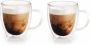 Bar Essentials 2x Dubbelwandige theeglazen koffieglazen 200 ml 28 cl Thee koffie drinken Glazen voor thee en koffie - Thumbnail 2