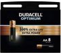Duracell Optimum Alkaline AA batterijen 8 stuks - Thumbnail 2