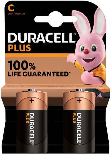 Coppens Duracell Plus Alkaline 100 C 2 pack LR14