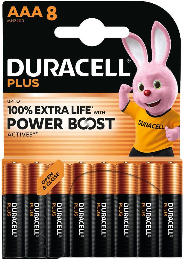 Coppens Duracell Plus Power Boost AAA 8 pack