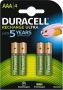 Coppens Duracell Rechargeble Stay Charged AAA HR03 900mAh blister 4 stuks - Thumbnail 2