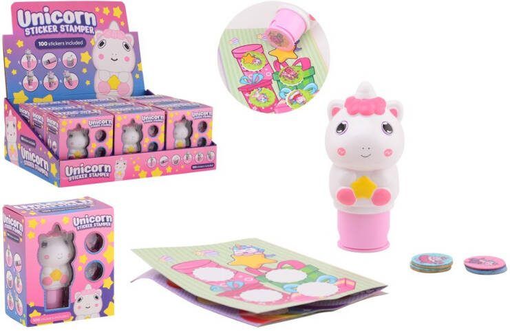 Coppens Eenhoorn sticker stamper 100 stickers