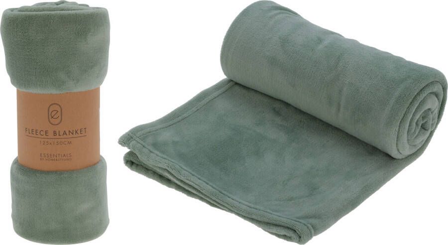 Coppens Fleece deken 125x150cm groen