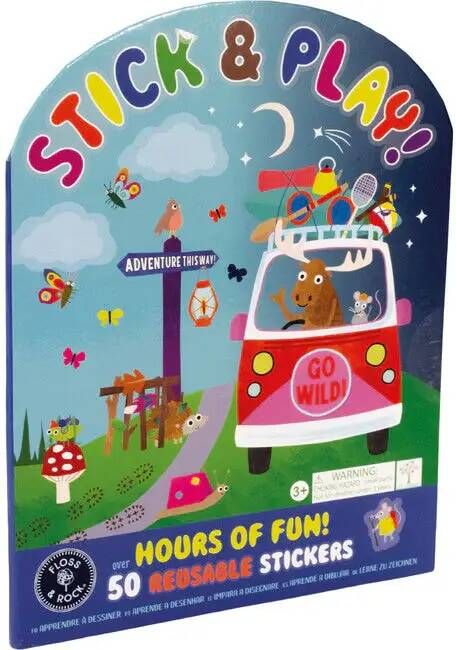 Coppens Floss en Rock Stick en Play over 50 reusable stickers