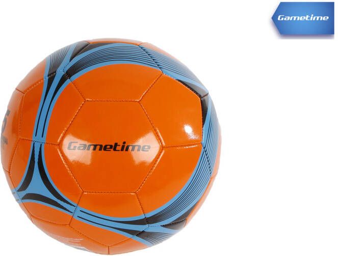 Coppens Gametime voetbal synthetisch leer oranje 260-280gr