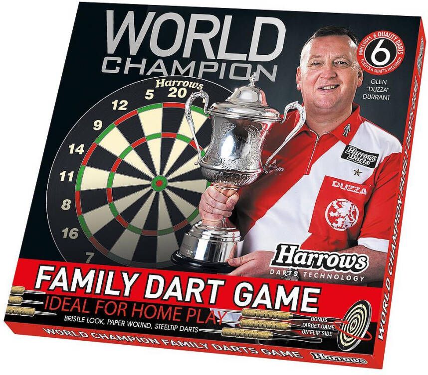 Coppens Harrows World Champion Family Dart Game inclusief 6 stuks darts