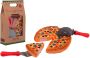 Johntoy Home and kitchen magische pizza Speelgoedeten en -drinken Multicolor Kunststof Puntjes met klittenband - Thumbnail 2