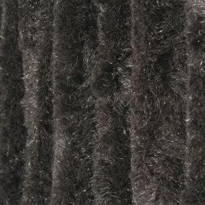 Van der Garde Warenhuis Kattenstaartgordijn 90x220 zwart kattenstaartdeurgordijnen
