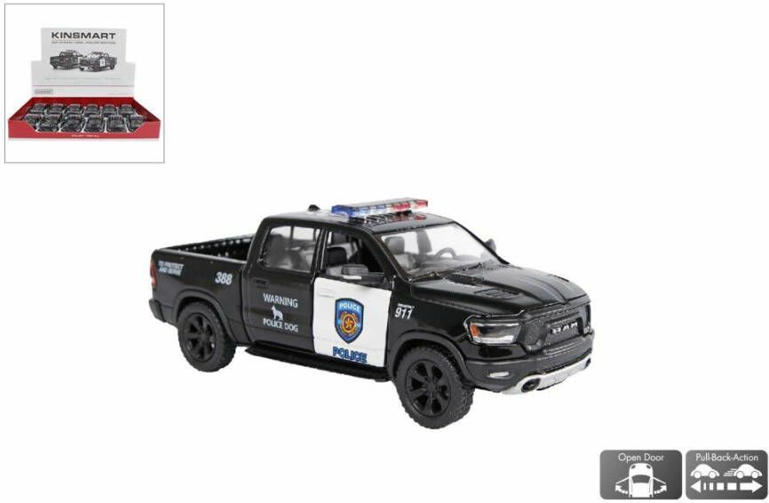 Coppens Kinsmart Dodge RAM 1500 USA politieauto die cast pull