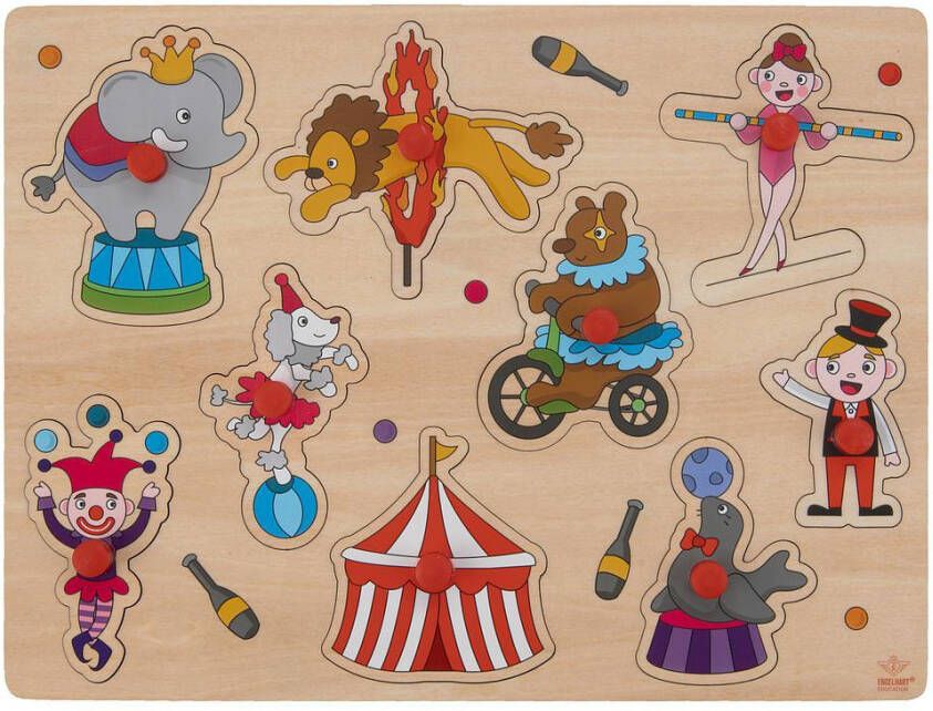 Coppens Knop puzzel Circus 9 stukjes