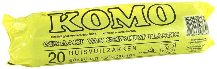 Coppens Komo afvalzak 60x80cm 20 stuks