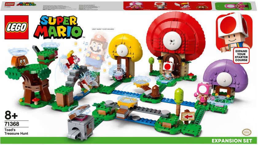 Coppens LEGOÂ Super Mario 71368 uitbreidingsset: Toads schattenjacht