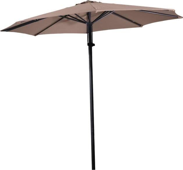 Coppens Libra parasol push up 300cm rond Taupe
