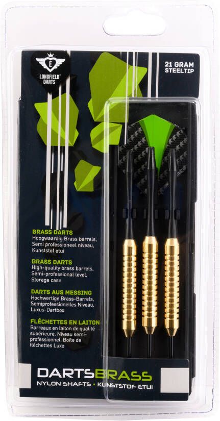 Coppens Longfield darts brass op blister 22 gram