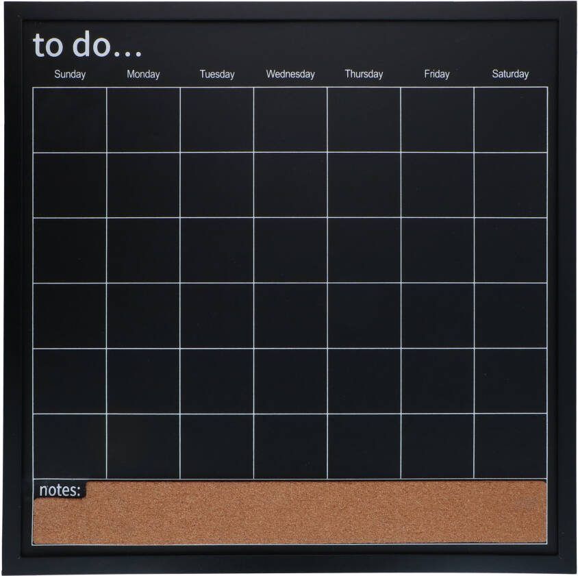 Arti Casa Planbord Weekplanner Krijtbord Weekindeling 6 Weken To Do Planner Kurkbord