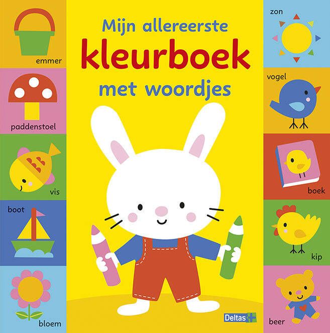 Coppens Mijn allereerste kleurboek met woordjes spelen en leren met Billi