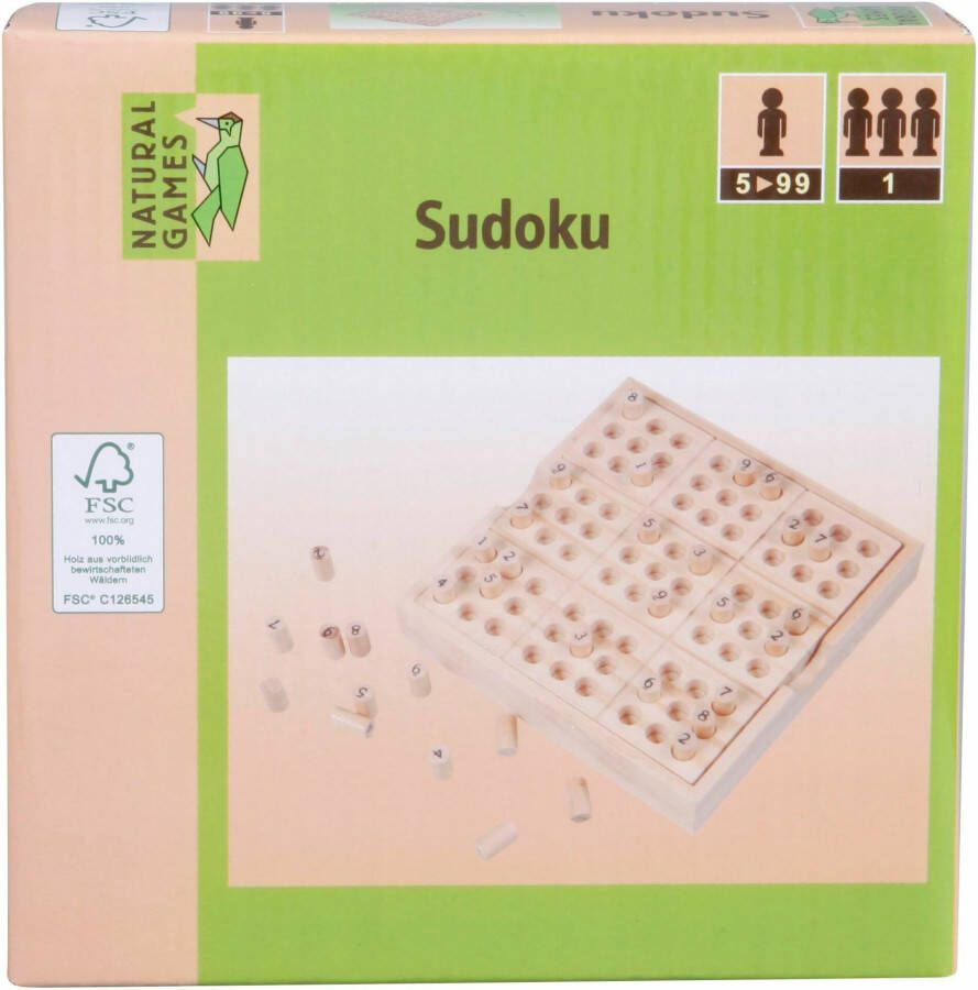 Coppens Natural Games Sudoku 14x14x2 5 cm