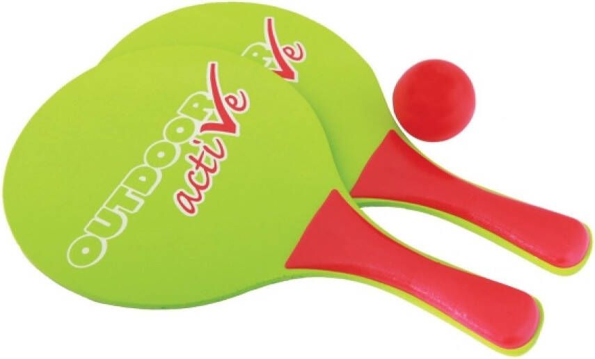Coppens Outdoor actieve strandbal racketset met bal