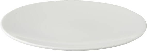 Coppens Palmer bord coupe white delight 25 cm wit porselein
