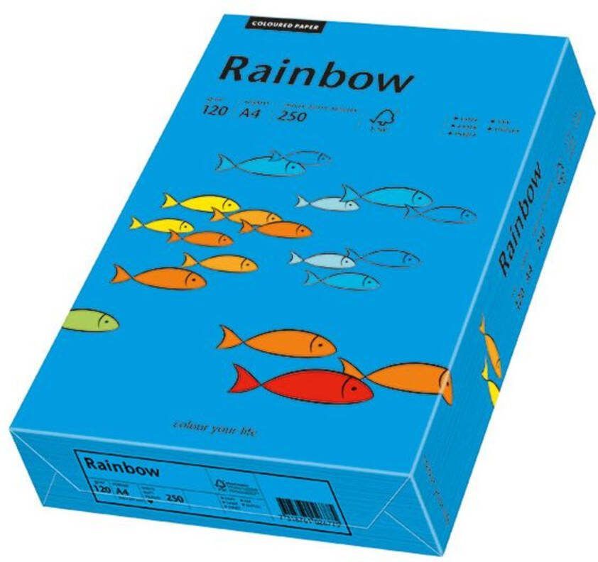 Coppens Papyrus kopieerpapier regenboog blauw A4 120gr 250vel
