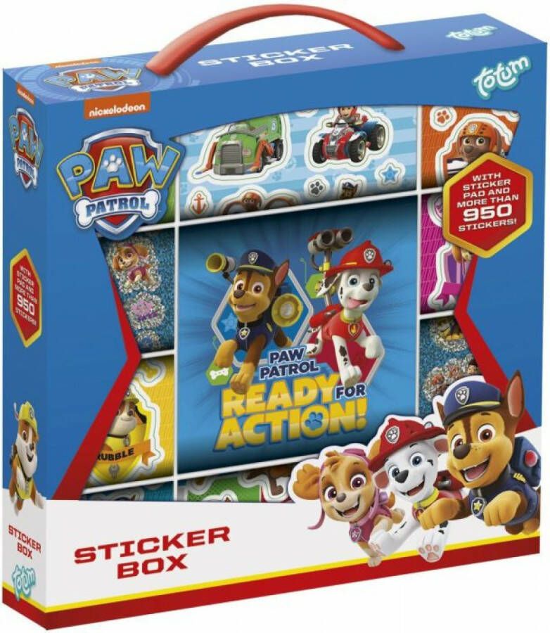 Totum Stickerdoos Paw Patrol 12 Rollen + Boekje