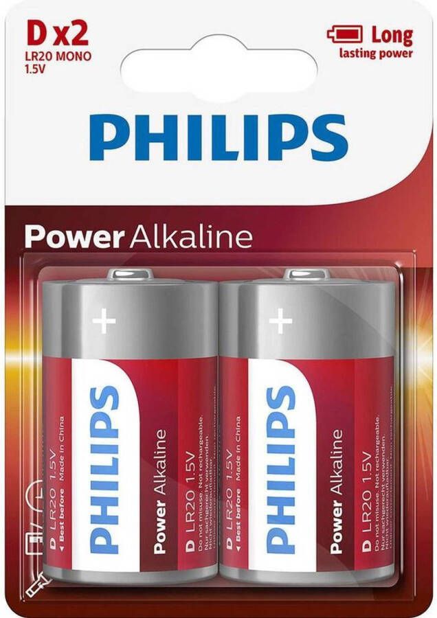 Coppens Philips Power Alkaline D LR20 blister 2