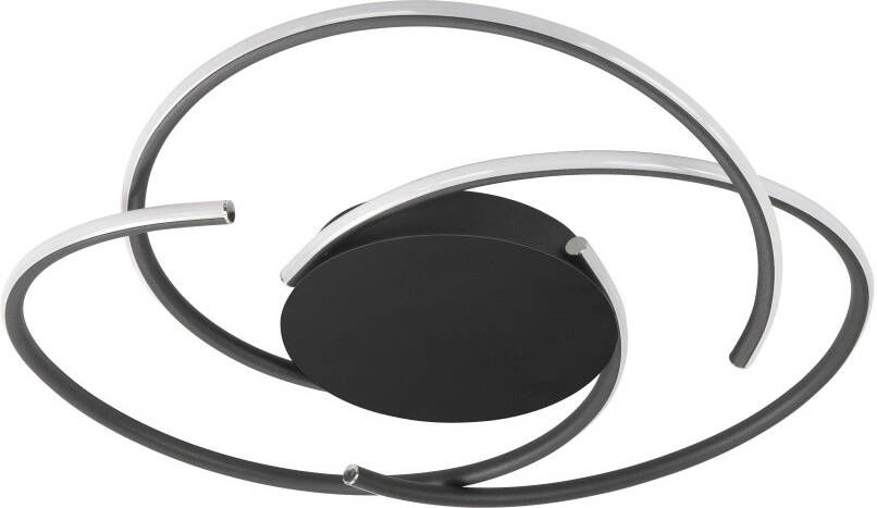 Highlight plafondlamp Reverso zwart LED geïntegreerd 3 standen dimbaar - Foto 2