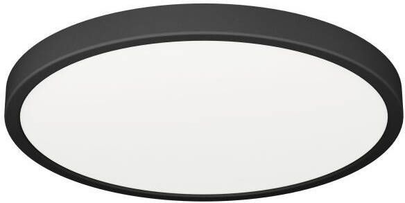 EGLO Plafondlamp Badkamer Fueva 6 Zwart ⌀28cm 14 2w