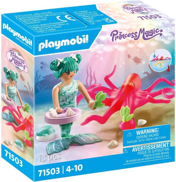 Coppens Playmobil Princess magic 71503 Zeemeermin met van kleur veranderende octopus