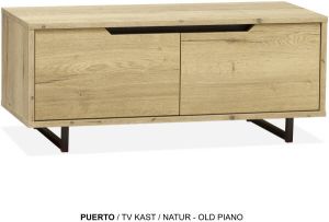 Coppens Puerto tv kast klein 50x122x45cm natur old piano