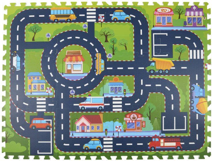 Coppens Puzzelmat stad 12 stuks