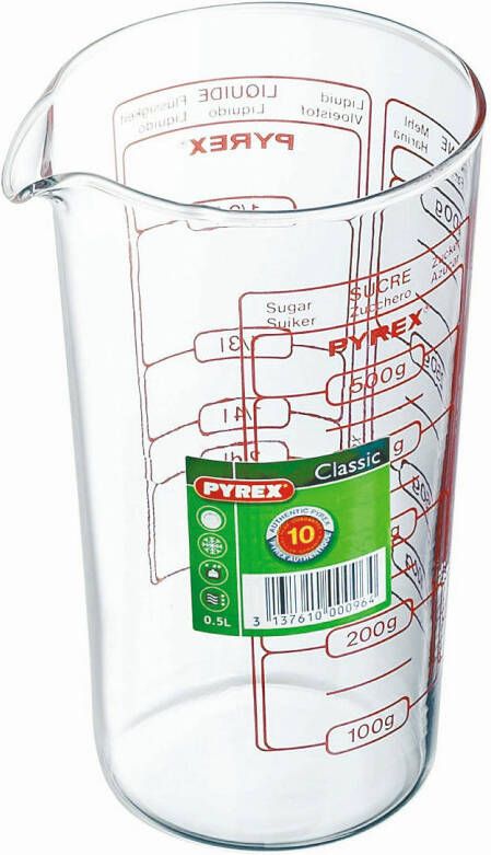 Coppens Pyrex Classic maatglas 0 5 liter