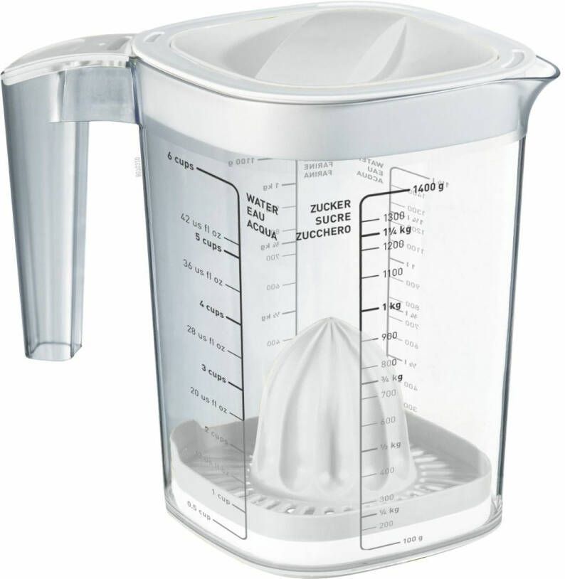 Coppens Rotho multipurpose maatbeker loft 1 5 liter wit