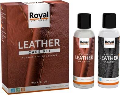 Löwik Huiscollectie | Leather Care Kit Wax&Oil | Woonaccessoires | Onderhoudsmiddel