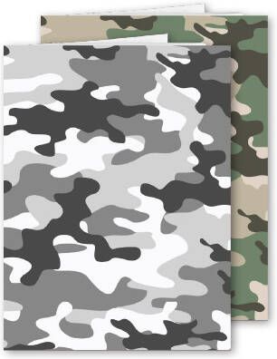 Coppens Schrift A4 lijn 2 Camouflage