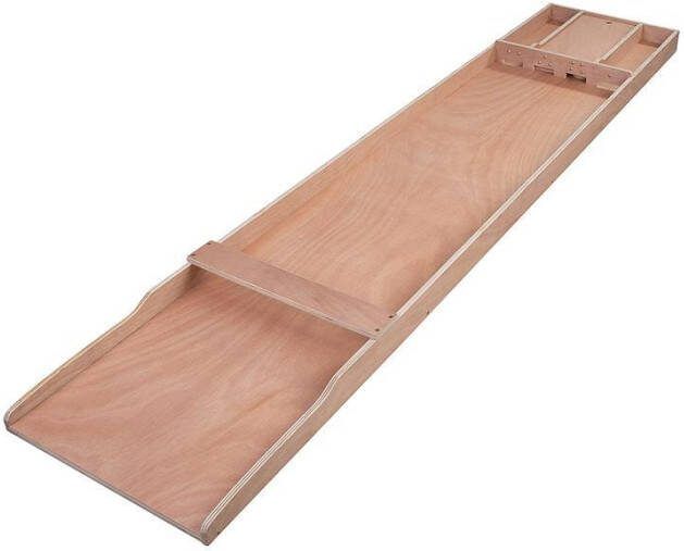 Longfield Games houten sjoelbak 200 x 41 x 7 5 cm hout 30 schijven - Foto 2