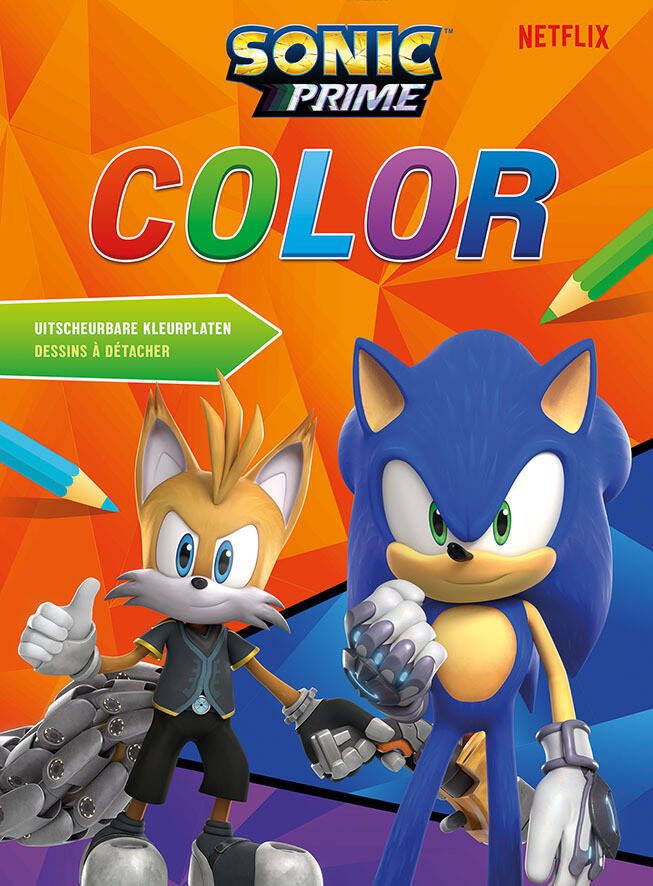 Coppens Sonic Prime Color kleurboek