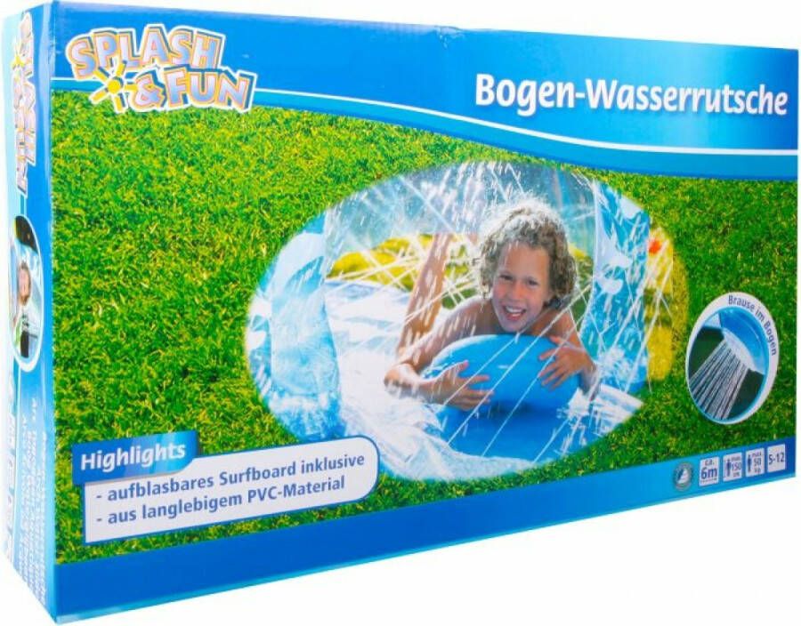 Coppens Splash & Fun arc waterglijbaan 600 x 70 cm