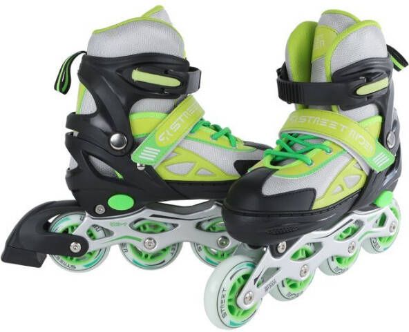 Coppens Street Rider inline skates groen zwart verstelbaar 37-40