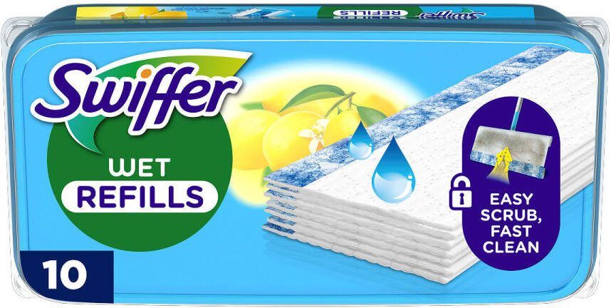 Coppens Swiffer wet citrus fresh navullingen 10 stuks