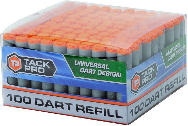 Tack Pro navulset Pro Refill foamdarts 6 5 cm 100 stuks